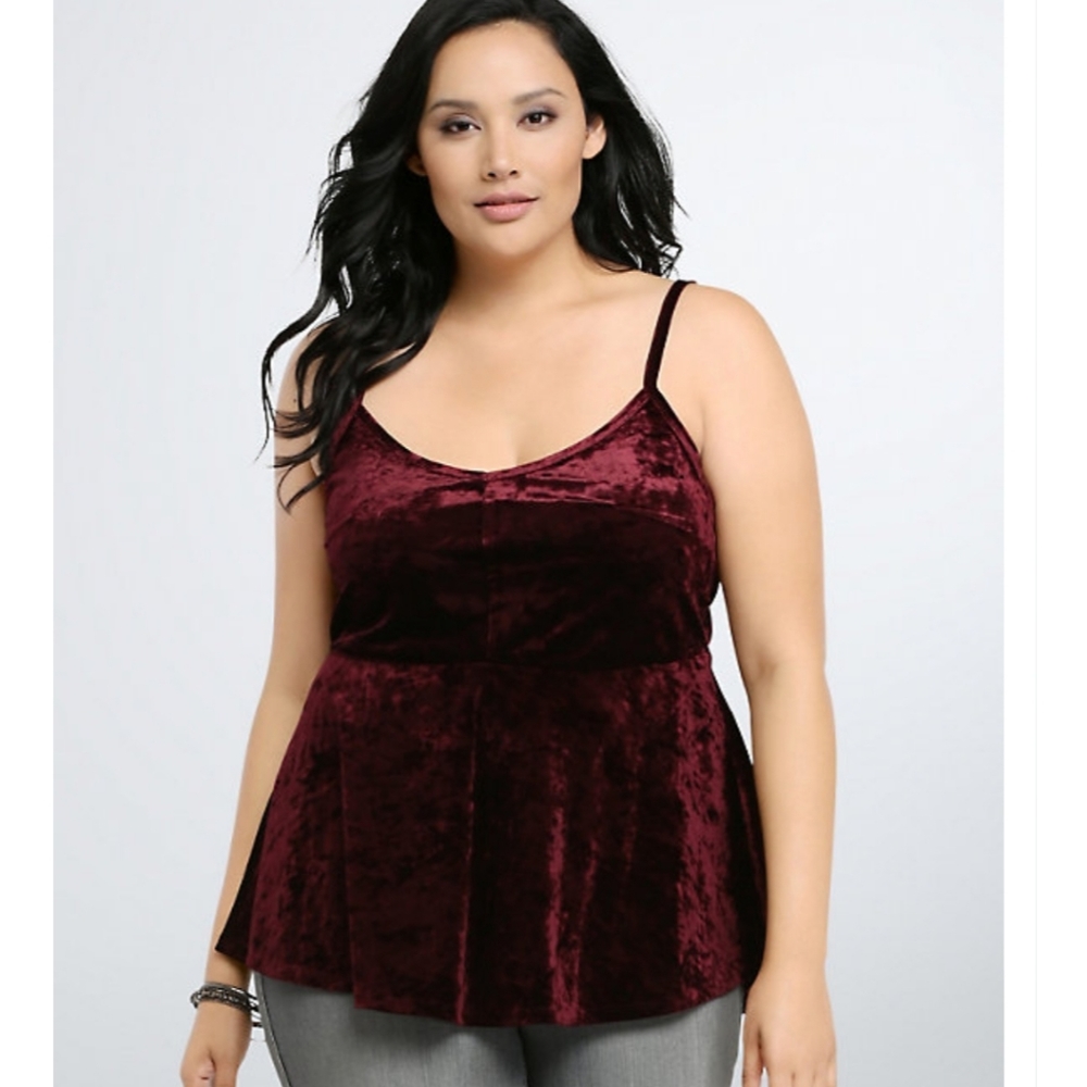 Torrid velvet cami